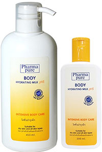 Pharmapure Body Hydrating Milk Lotion Ph5 450ml.+แถม 200ml. ฟรี 1ขวด